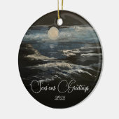 Ornement de la Lune bleue (Gauche)