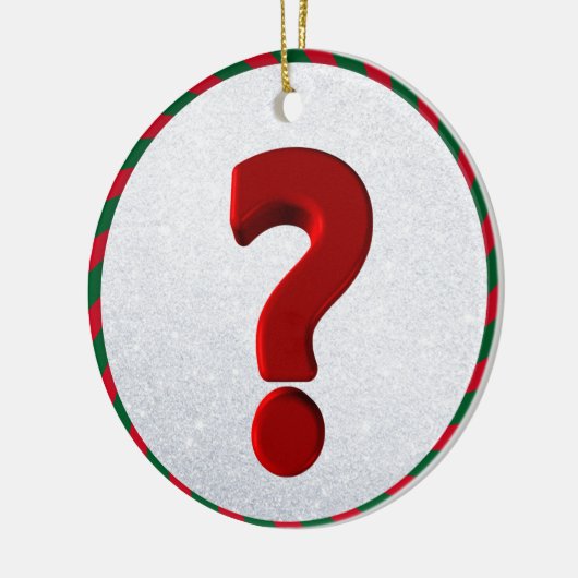 Ornement de la marque de question (Gauche)