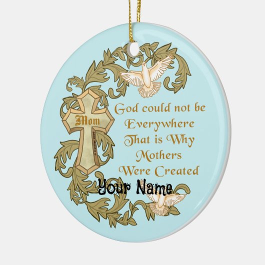 Ornement de la mère chrétienne (Gauche)