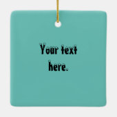 Ornement de la saison de vacances Hilarié (Dos)