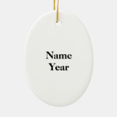 Ornement de la silhouette de la femme Golfer (Dos)