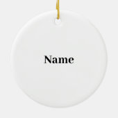 Ornement de la silhouette du jour de la barbe (Dos)