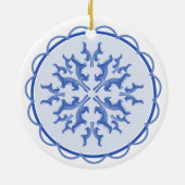 Ornement de la torche de neige (Dos)