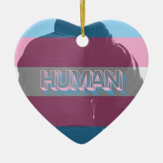 Ornement de la Trans Pride humaine (Devant)