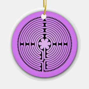 Ornement de labyrinthe de Chartres