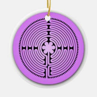 Ornement de labyrinthe de Chartres