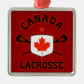 Ornement de lacrosse du Canada (Devant)