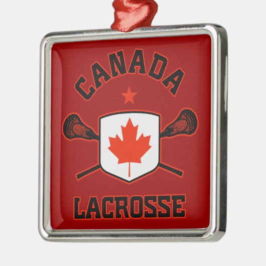 Ornement de lacrosse du Canada (Gauche)