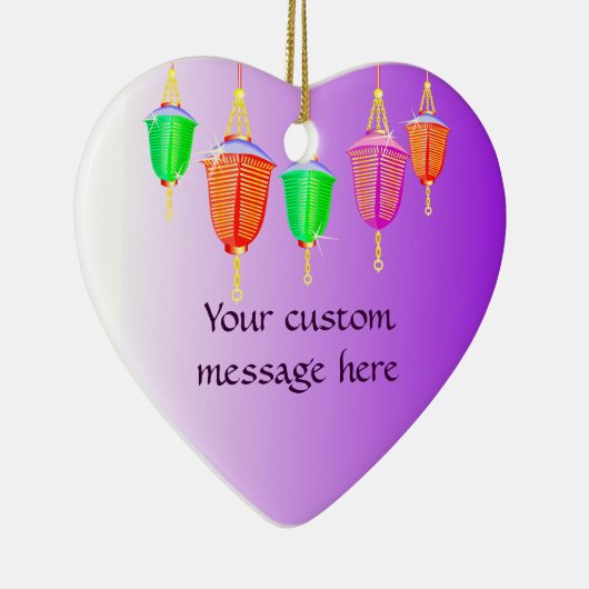 Ornement de lanternes chinoises (Droite)