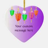 Ornement de lanternes chinoises (Devant)