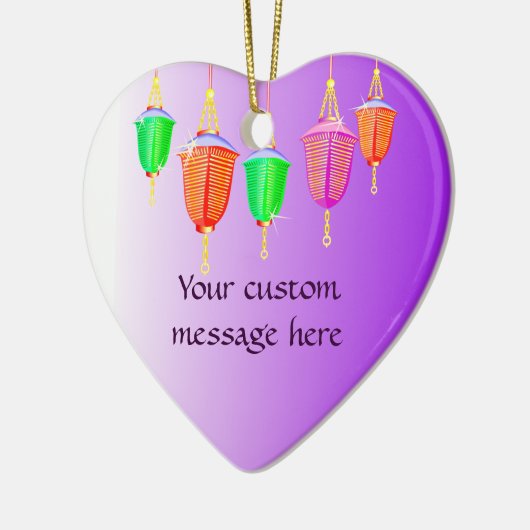 Ornement de lanternes chinoises (Gauche)