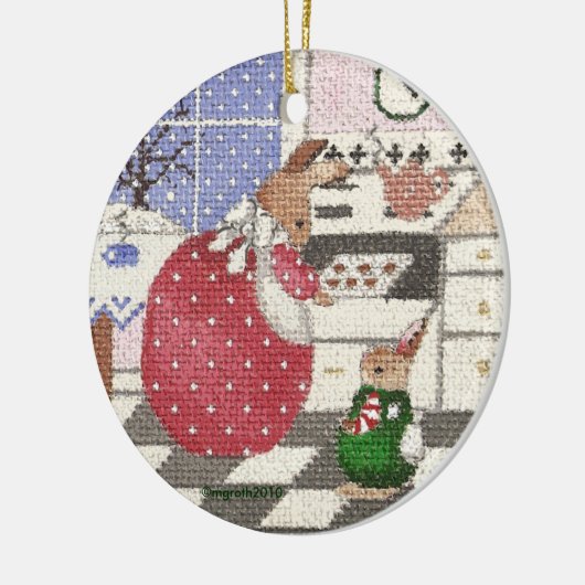 ornement de lapin à cuire (Gauche)