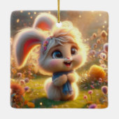 Ornement de lapin drôle (Dos)