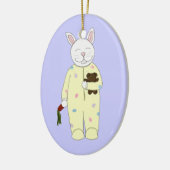 Ornement de lapin heure du coucher (Gauche)