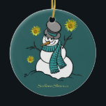 Ornement de l'espoir de Snowman<br><div class="desc">Ornement de l'espoir de Snowman</div>