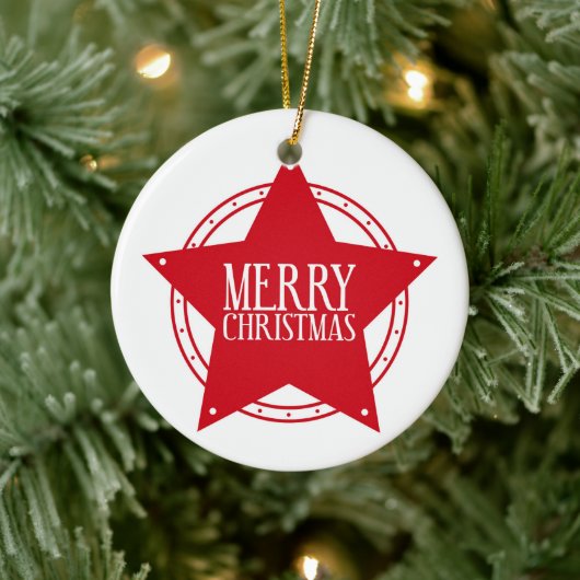 Ornement de l'étoile de Noël (Arbre)