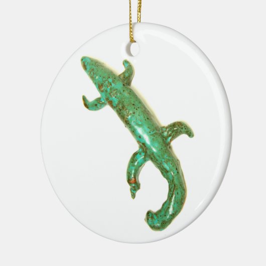 ornement de lézard vert (Gauche)