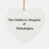 Ornement de l'hôpital pour enfants (Dos)