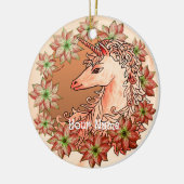 ornement de licorne de Noël (Gauche)