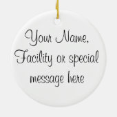 Ornement de l'infirmière correctionnelle (Dos)