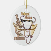 Ornement de l'infirmière de l'école cool (Droite)