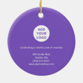 Ornement de logo moderne pour agences créatives (Dos)