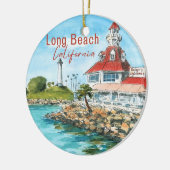 Ornement de Long Beach Californie (Gauche)