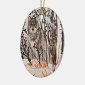 Ornement de loup de Noël (Gauche)