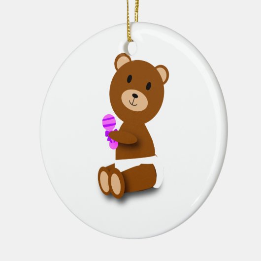 Ornement de l'ours de bébé (Gauche)