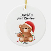 Ornement de l'ours de Noël (Devant)