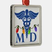 Ornement de lumières de médecin Noël (Droite)
