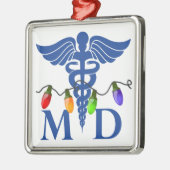 Ornement de lumières de médecin Noël (Gauche)
