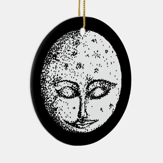 Ornement de lune de sommeil (Droite)