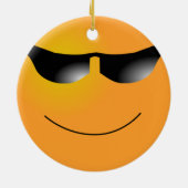 Ornement de lunettes de soleil de visage (Dos)