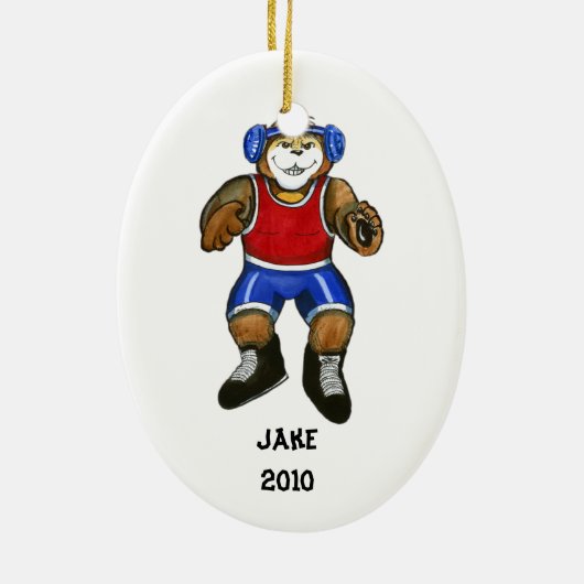 Ornement de lutteur (Dos)