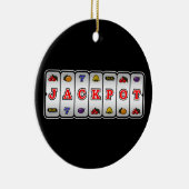 Ornement de machine à sous de gros lot (foncé) (Droite)