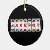 Ornement de machine à sous de gros lot (foncé) (Gauche)