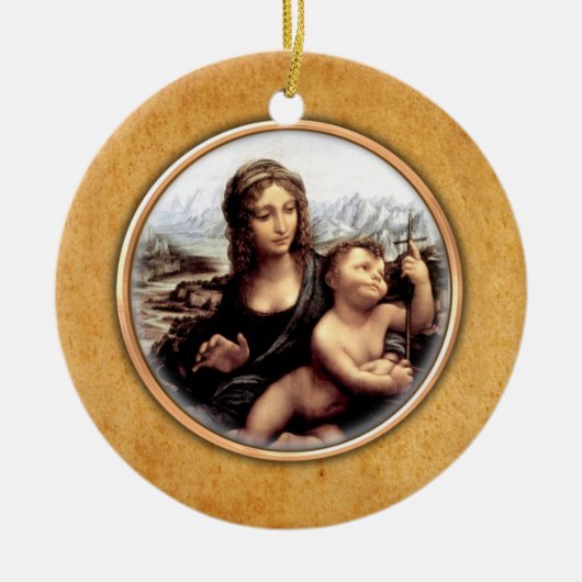 Ornement de Madonna de Léonard de Vinci (Devant)