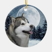 Ornement de Malamute (Devant)