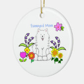 Ornement de maman de Samoyed (Gauche)