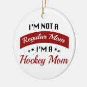 Ornement de maman d'hockey (Gauche)