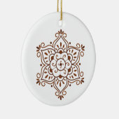 Ornement de mandala de henné (Droite)