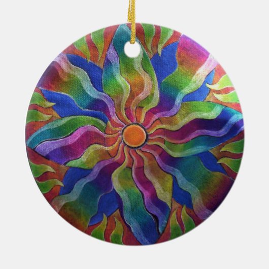 Ornement de mandala de soleil (Dos)