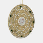 Ornement de mandala d'hiver/été (Droite)