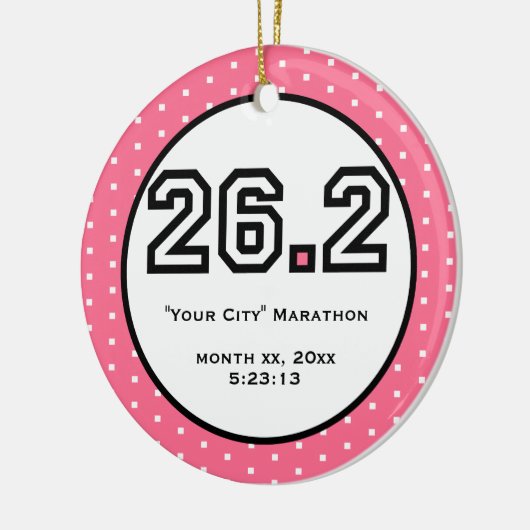 Ornement de marathon (Gauche)