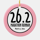Ornement de marathon (Dos)