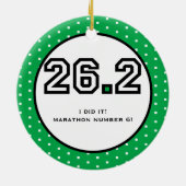 Ornement de marathon (Dos)