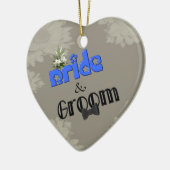 Ornement de mariage de jeunes mariés (Gauche)