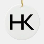 Ornement de marque de ranch de Harris (Devant)