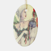 Ornement de masque de Noël par Mary Layton (Droite)